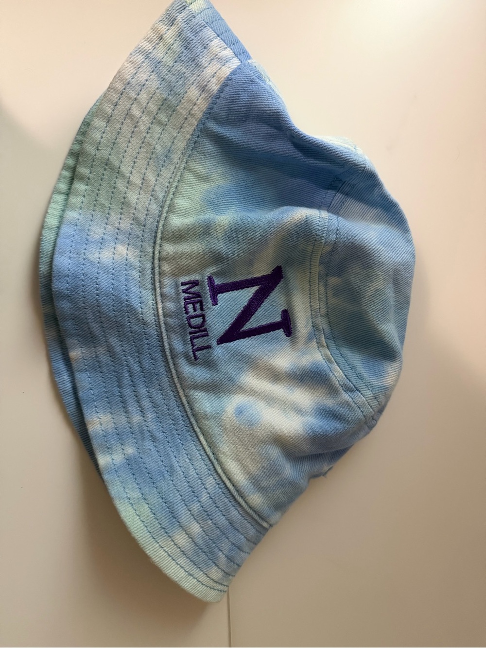 Northwestern Tie-Dye Bucket Hat